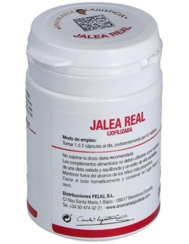 Jalea Real Liofilizada 60Cap. de Ana Maria Lajusticia