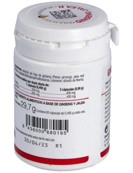 Jalea Real Con Ginseng 60Cap. de Ana Maria Lajusticia