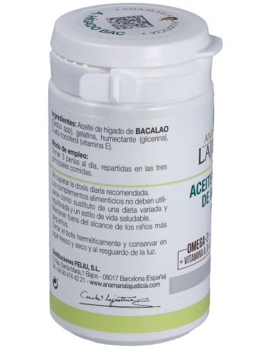 Higado Bacalao 90Perlas de Ana Maria Lajusticia