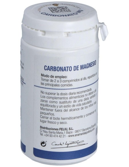 Carbonato Magnesio 75Comp. de Ana Maria Lajusticia