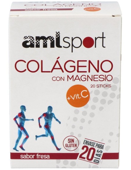 Colageno Con Magnesio Y Vit.C Fresa 20Sti Amlsport de Ana Maria Lajusticia