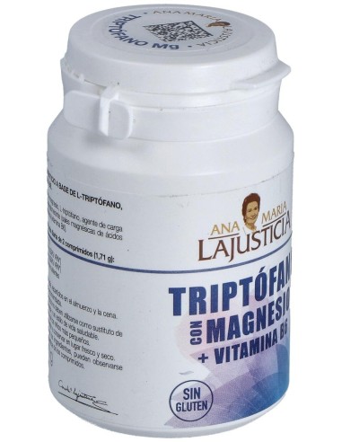 Triptofano Con Magnesio+Vit. B6 60Comp. de Ana Maria Lajusticia