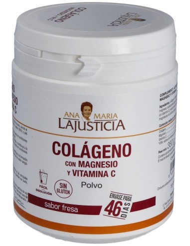 Colageno Con Magnesio + Vit. C Sabor Fresa 350Gr. de Ana Maria Lajusticia