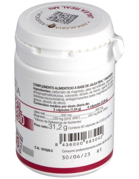 Jalea Real Con Magnesio 60Cap. de Ana Maria Lajusticia
