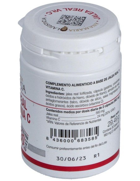 Jalea Real Con Vitamina C 60Cap. de Ana Maria Lajusticia