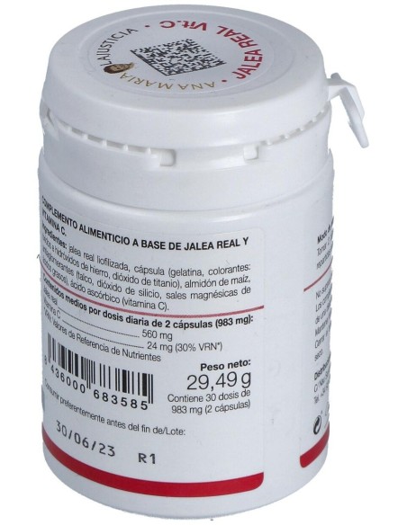 Jalea Real Con Vitamina C 60Cap. de Ana Maria Lajusticia
