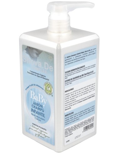 Baby Shova De Jabon Champu Infantil Aloe 1Litro de Shovade