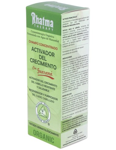 Champu Activador Del Crecimiento Guarana 100Ml. de Rhatma