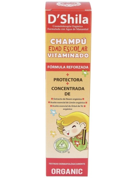 Champu Vitaminado Esp.Escolar (Parasitos) 250Ml de Dshila