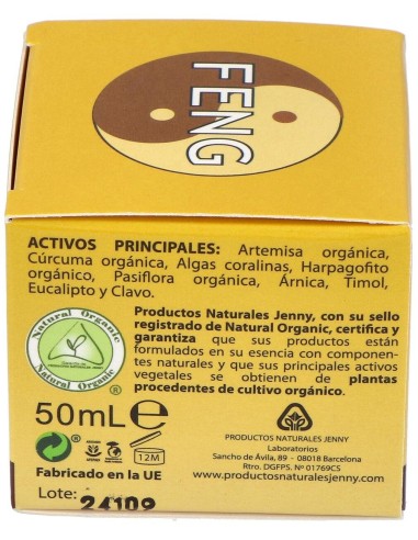 Feng Reu-Art Balsamo Masaje Artemisa-Curcuma 50Ml. de Feng