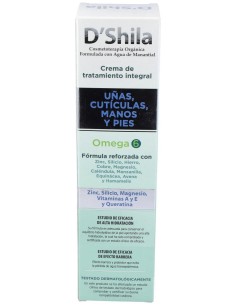 Crema Manos Y Uñas Omega-6 Con Dosificador 250Ml. de Dshila 2