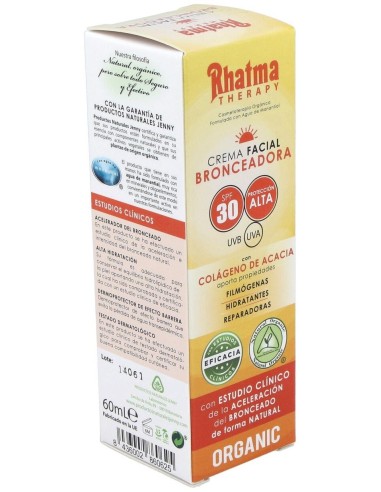 Crema Facial Bronceadora Spf30 60Ml. de Rhatma