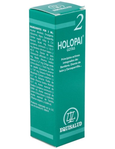 Pai-2 Holopai (Depurativo General) 31Ml. de Equisalud