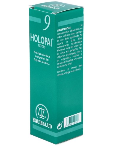 Pai-9 Holopai (Infecciones Vias Urinarias) 31Ml. de Equisalud