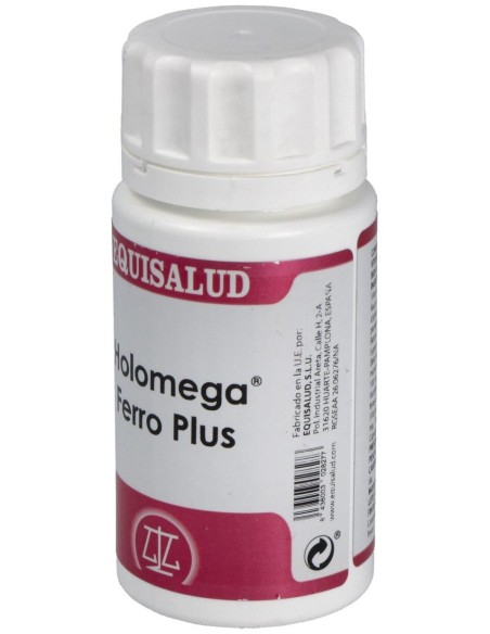 Holomega Ferro Plus 180 Cáp. de Equisalud