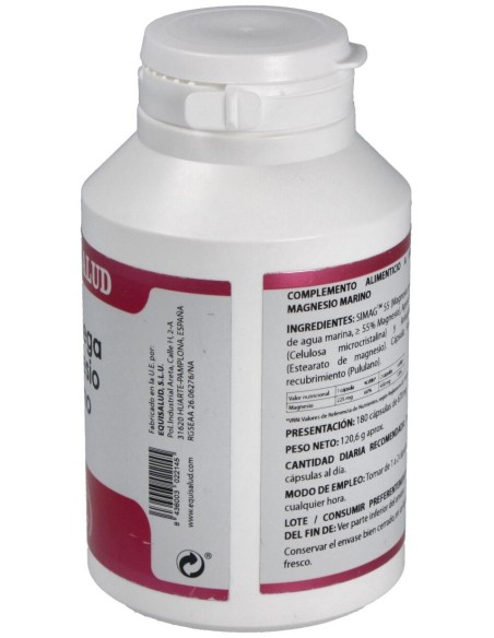 Holomega Magnesio Marino 180Cap. de Equisalud