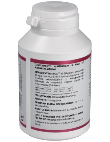 Holomega Magnesio Marino 180Cap. de Equisalud