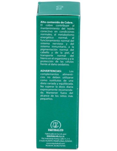 Oligogluco-Cu Cobre 30Ml. de Equisalud