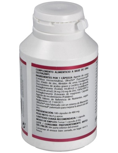Holomega Zinc Liposomado 180Cap. de Equisalud