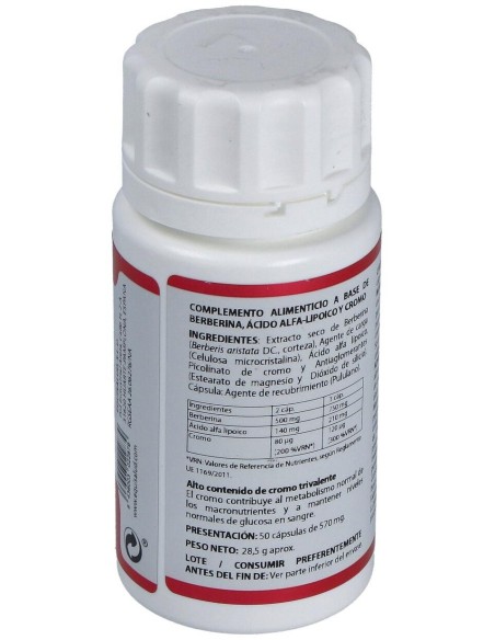 Holomega Berberina Con Acido Lipoico 50Cap. de Equisalud