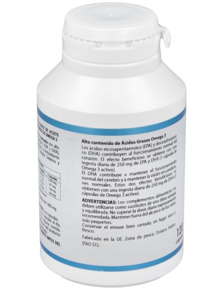 Omega 3 Activo 1000Mg. 120Cap. de Equisalud