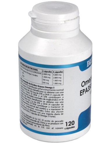 Omega Forte Epa350-Dha250 1000Mg. 120Cap. de Equisalud