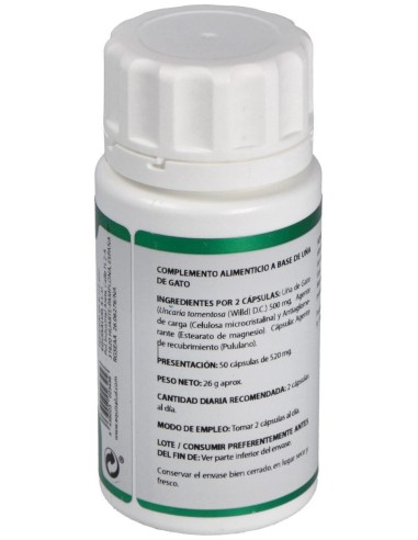 Holofit Uña De Gato 50Cap. de Equisalud