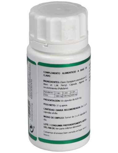 Holofit Ayurveda Clavo 50Cap. de Equisalud