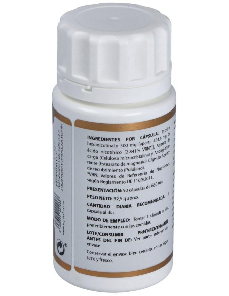 Holovit Niacina No Ruborizante 500Mg. 50Cap. de Equisalud