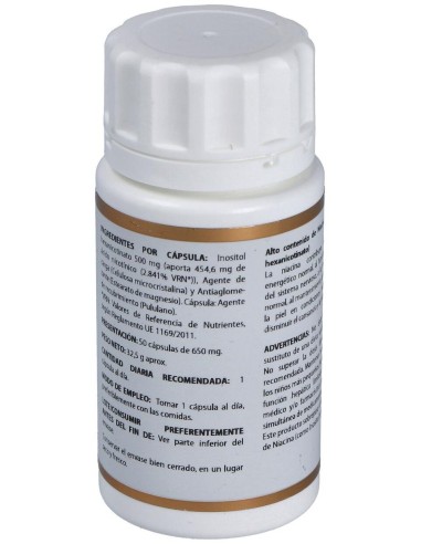 Holovit Niacina No Ruborizante 500Mg. 50Cap. de Equisalud