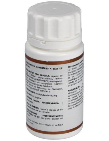 Holovit Biotina 50Cap. de Equisalud