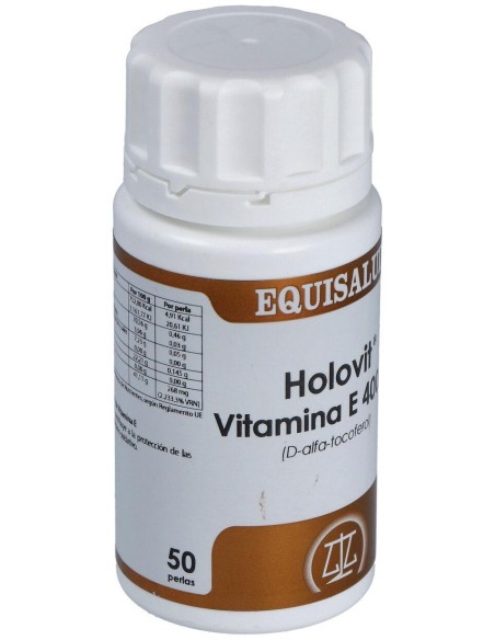 Holovit Vitamina E 400Ui 50Perlas de Equisalud