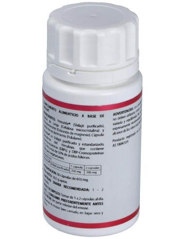 Holomega Shilajit 50Cap. de Equisalud