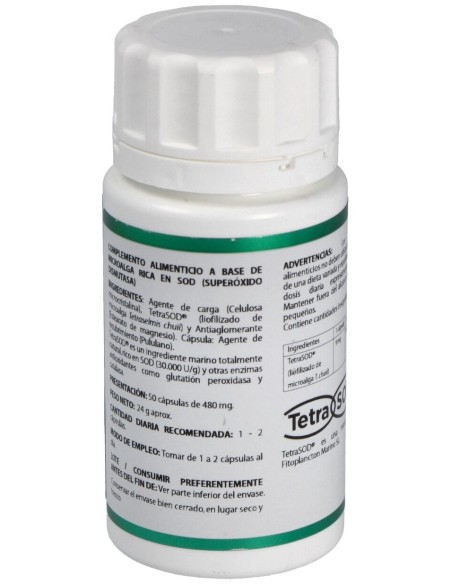 Holofit Tetrasod Microalga Tetraselmis Chuii 50Cap de Equisalud