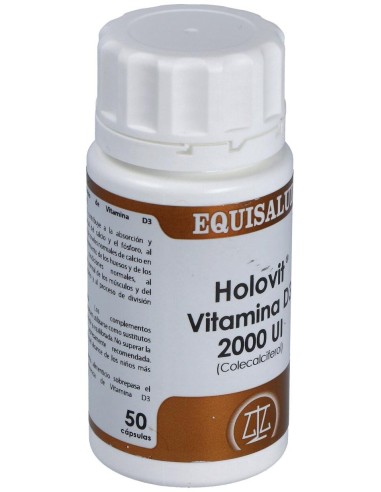 Holovit Vit. D3 2000Ui (Colecalciferol) 50Cap. de Equisalud