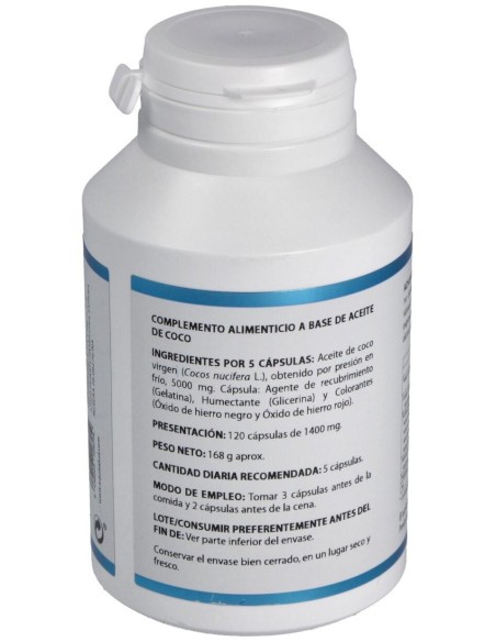 Hololine Aceite De Coco 120Perlas de Equisalud