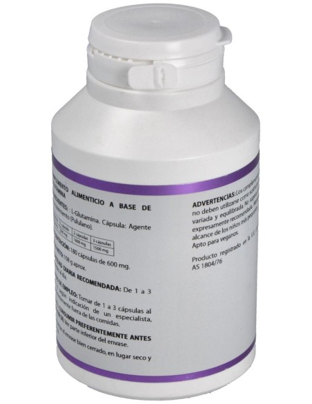 Holomega L-Glutamina 180Cap. de Equisalud