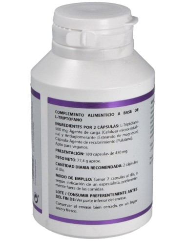 Holomega L-Triptofano 180Cap. de Equisalud