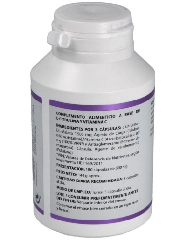 Holomega L-Citrulina 180Cap. de Equisalud