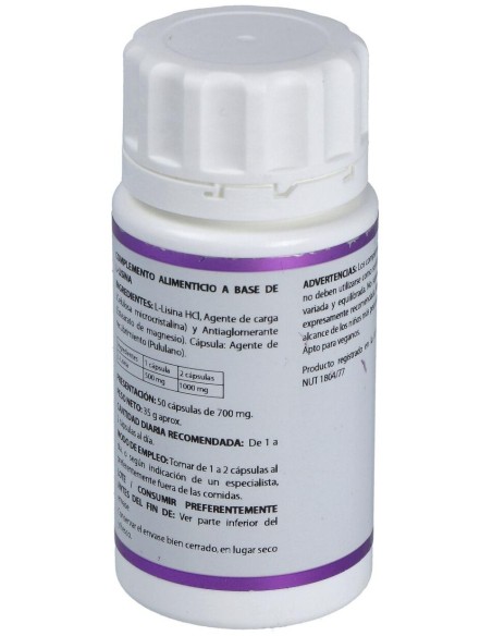 Holomega L-Lisina 50Cap. de Equisalud