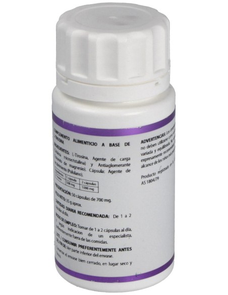 Holomega L-Tirosina 50Cap. de Equisalud