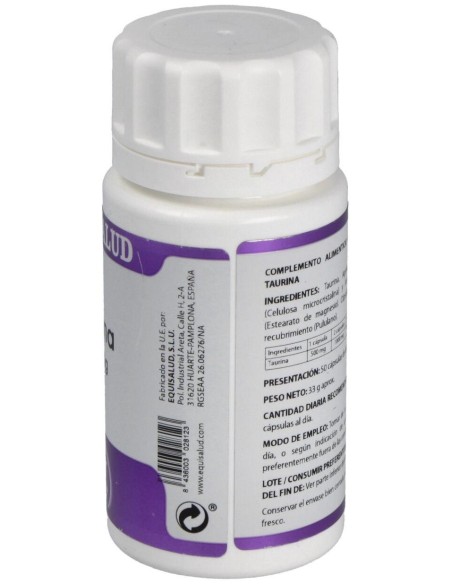 Holomega L-Taurina 50Cap. de Equisalud