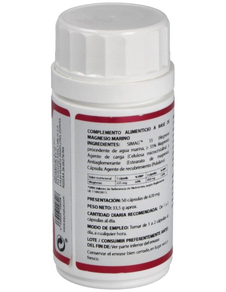Holomega Magnesio Marino 50Cap. de Equisalud
