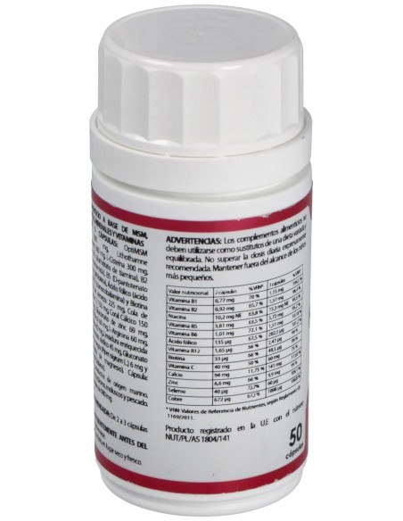 Holomega Hair Skin And Nails 50Cap. de Equisalud