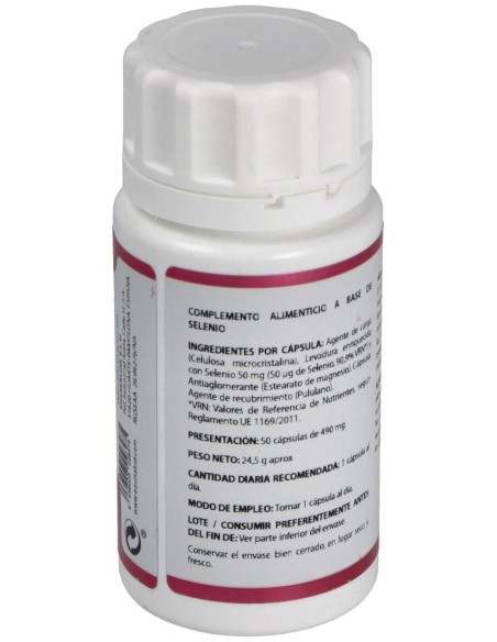 Holomega Selenio 50Cap. de Equisalud