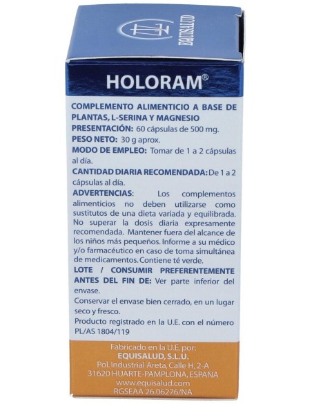 Holoram Equilibrium 60Cap. de Equisalud