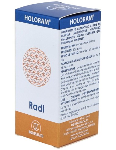 Holoram Radi 60Cap. de Equisalud