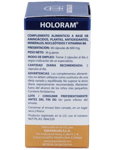 Holoram Serenat 60Cap. de Equisalud