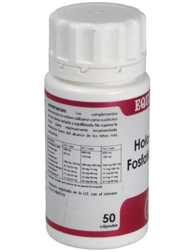 Holomega Fosfatidilserina 50Cap. de Equisalud