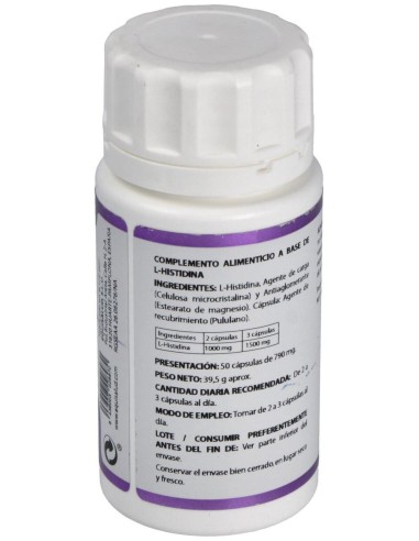 Holomega L-Histidina 50Cap. de Equisalud